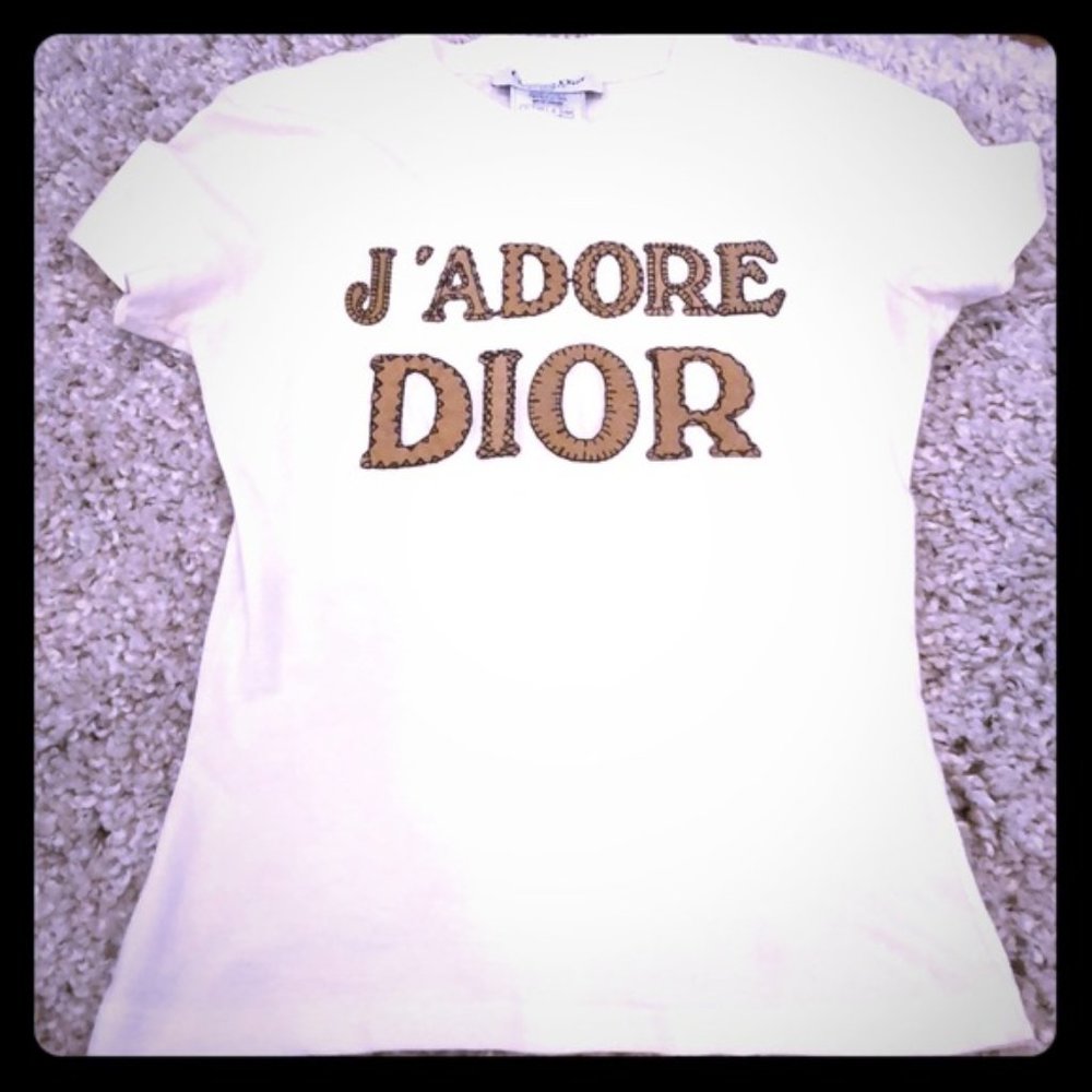 Christian dior J'adore tshirt